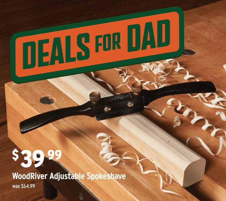 $25 off WoodRiver Adjustable Spokeshave
