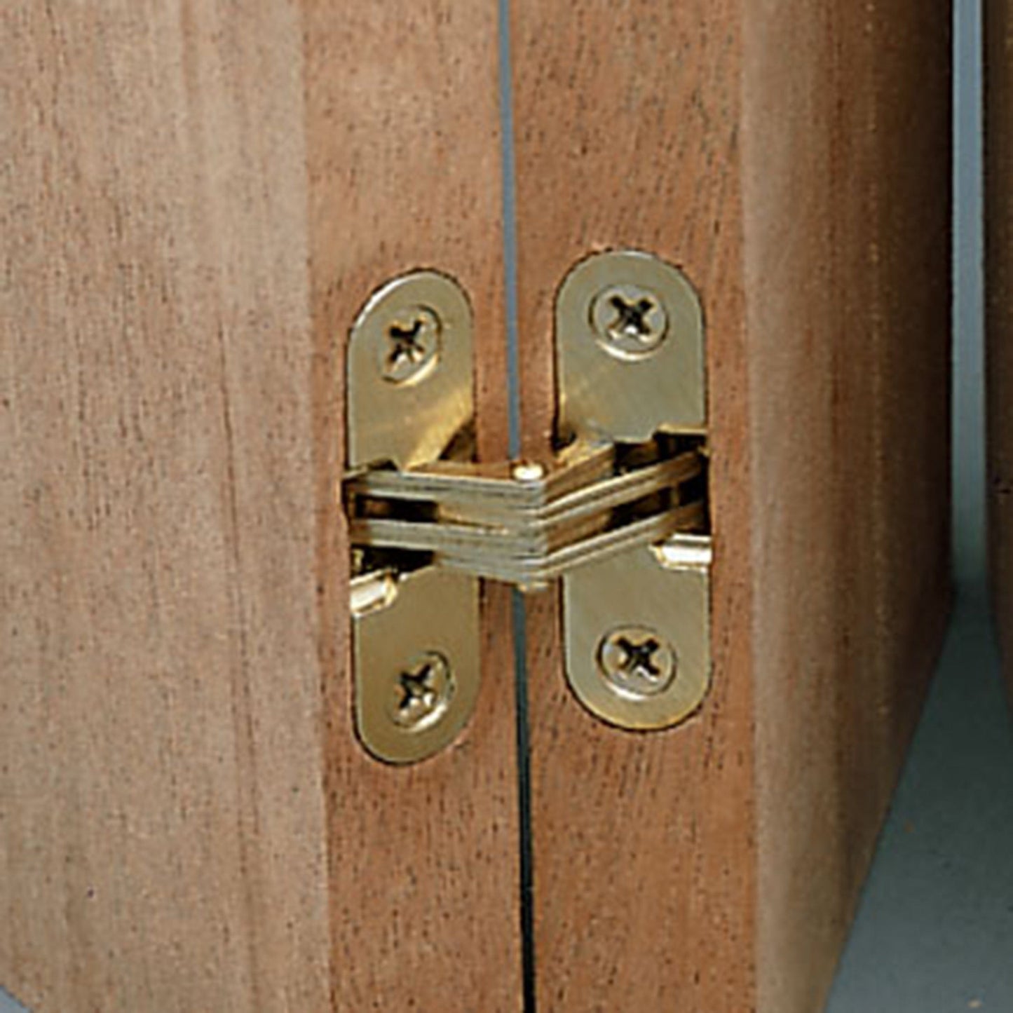 INVISIBLE HINGE 1-3/4"- BRASS alt 0