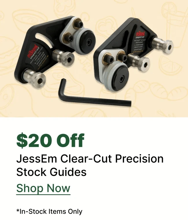 $20 off JessEm Stock Guides