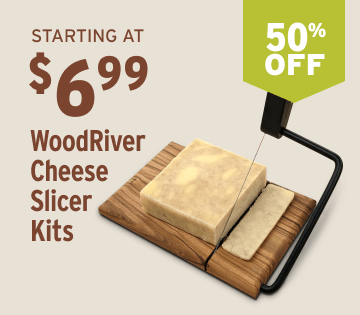 50% off WoodRiver Cheese Slicer Kits