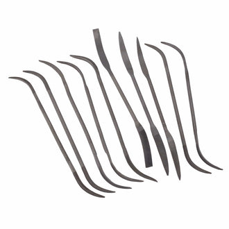 Smooth Cut Riffler File Set - 10 Piece alt 0