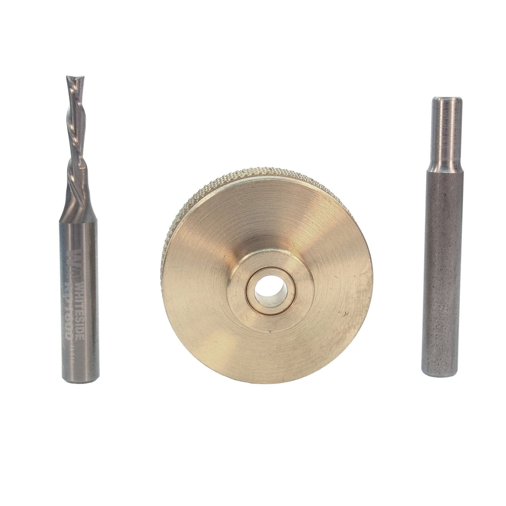 Whiteside 9500 Solid Brass Router Inlay Router Bit Set Woodcraft