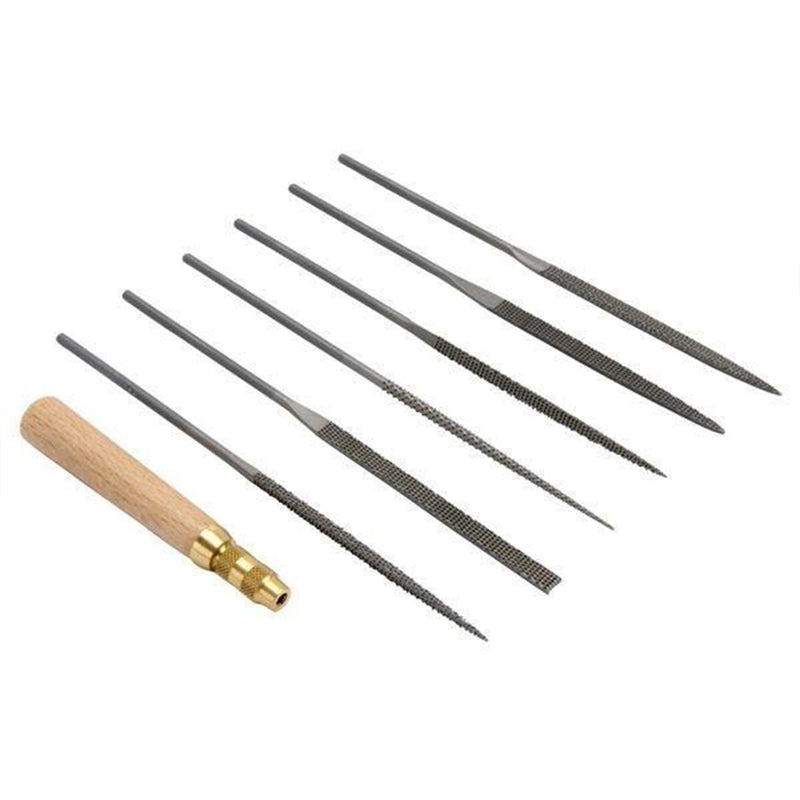 Corradi Needle Rasp Set w/Handle , (Needle Rasp Setw Hd | Woodcraft