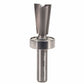 K35 7 Degree Dovetail Router Bit 3/8" SH 5/8" D X 1" CL X 2-5/8" OL alt 0