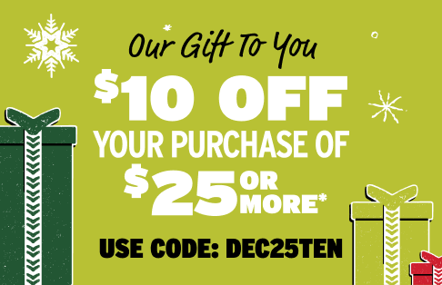 Promotional graphic with gift boxes and text offering a discount on purchases.