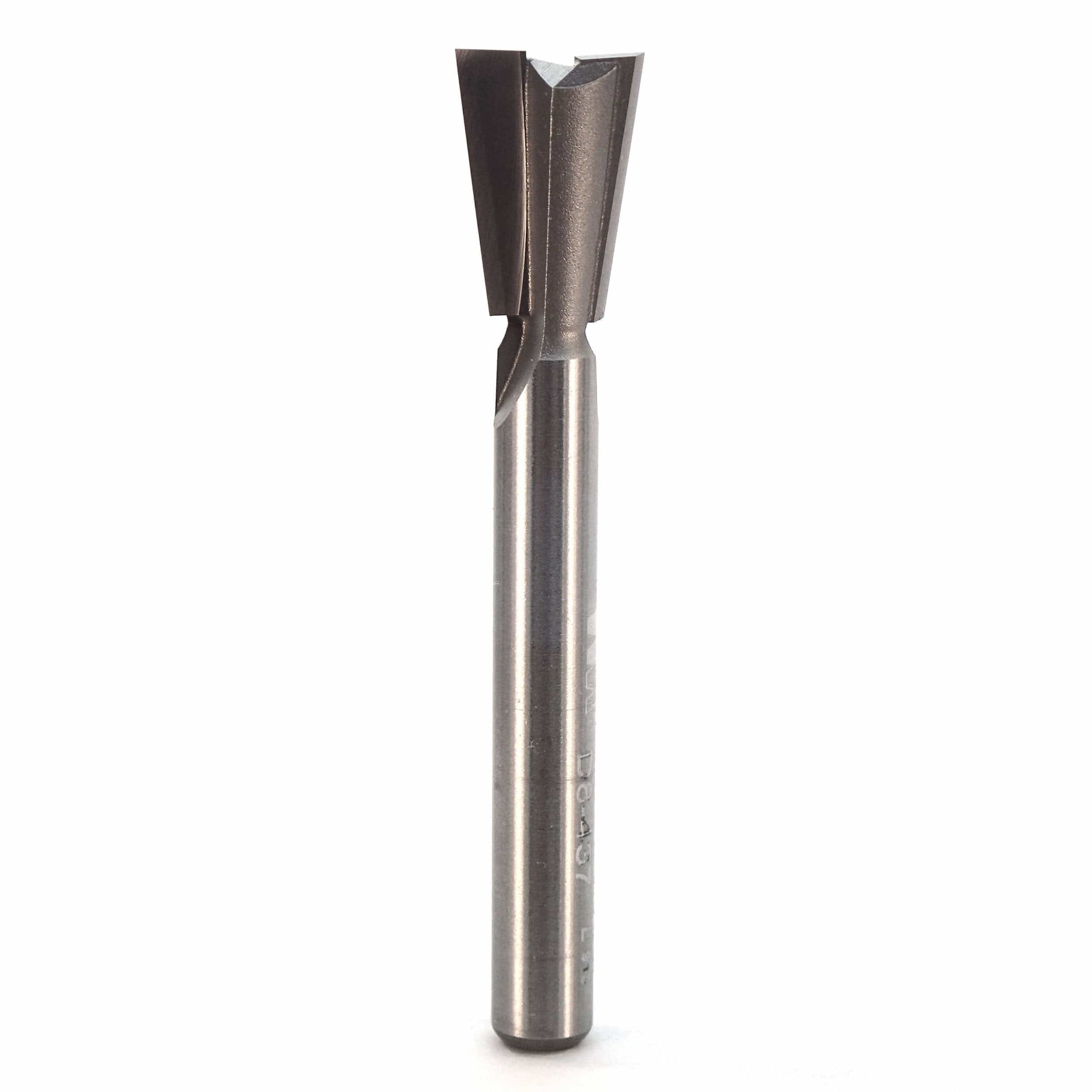 D8-437 Dovetail Router Bit 8 Degree 1/4" SH 7/16" D x 5/8" C x 2-3/8" OL alt 1