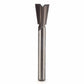 D8-437 Dovetail Router Bit 8 Degree 1/4" SH 7/16" D x 5/8" C x 2-3/8" OL alt 1