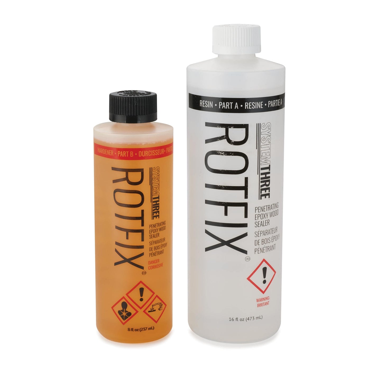 Rotfix Penetrating Epoxy Wood Sealer Kit - 24 oz alt 0