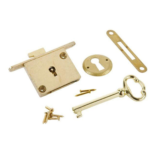 Full Mortise Chest Lock 5/16" x 2" x 1-5/8" alt 0