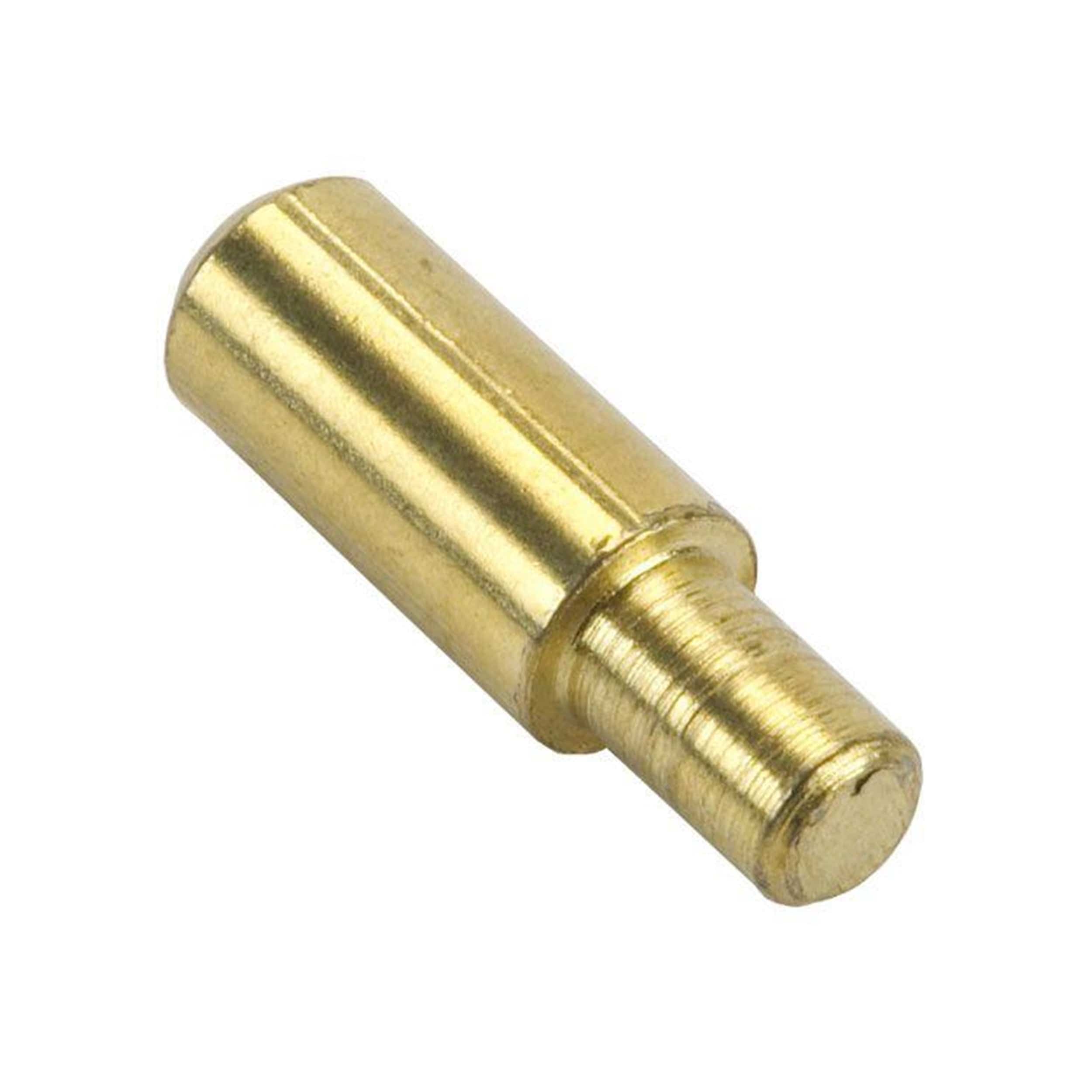 Hafele Shelf Support 5 mm Pin Round Brass 20 pk | Woodcraft