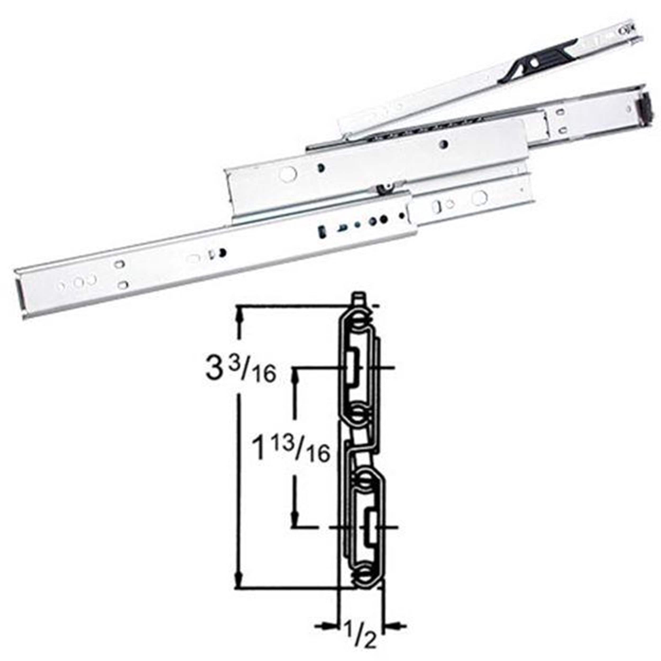 Accuride 16" File Drawer Slides Woodcraft