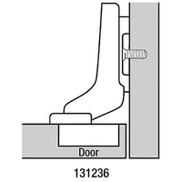 Clip Top Inset  Frameless Hinge - 1 Pair