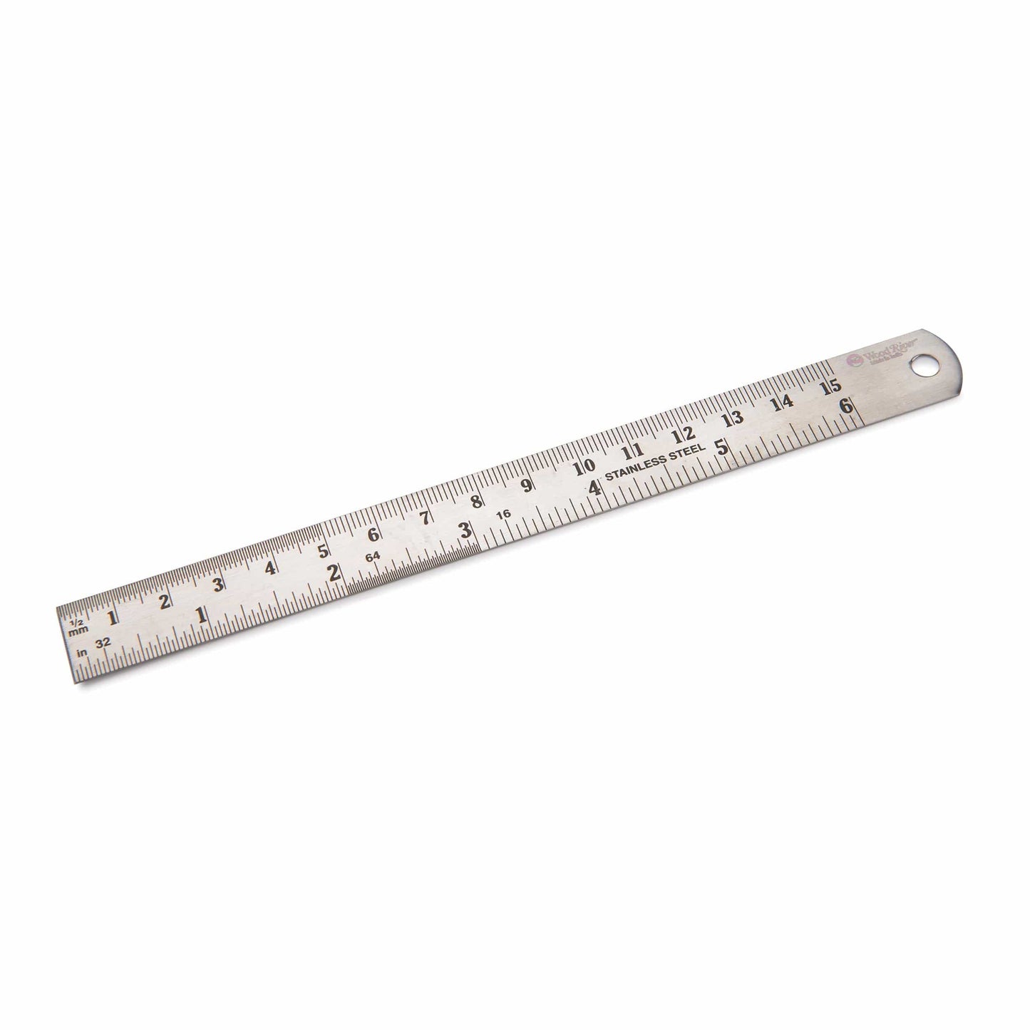 6" WR Stainless Steel Rule alt 0