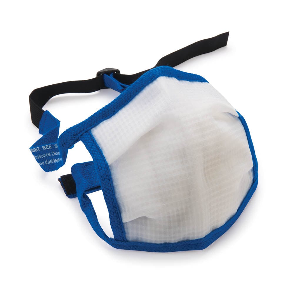 Dust Bee Gone Medium Dust Bee Gone Mask - Blue Edging | Woodcraft