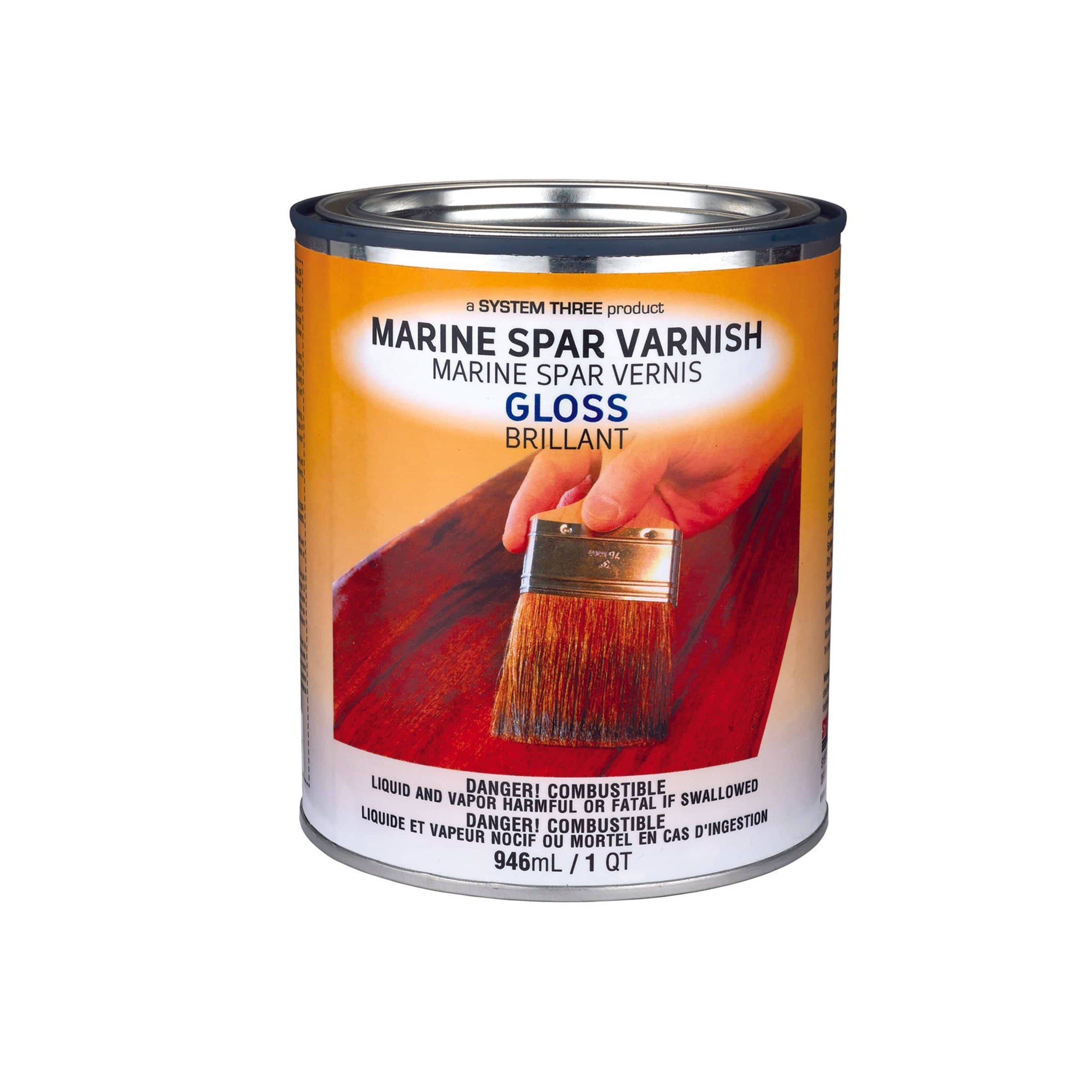 System Three Marine Spar Urethane Varnish Woodcraft