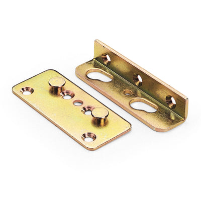 No-mortise Bed Rail Fittings Set of 4 alt 0