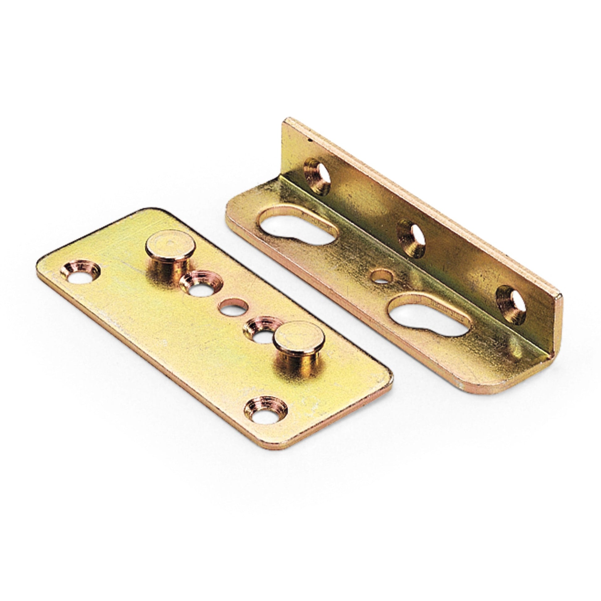 No-mortise Bed Rail Fittings Set of 4 alt 0
