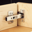 Full Overlay Clip Top Hinge w/cam Plate - 120° - 1 Pair