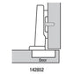 Full Overlay Clip Top Hinge w/cam Plate - 120° - 1 Pair