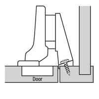 Clip Top Inset Face Frame Hinge - 1 Pair