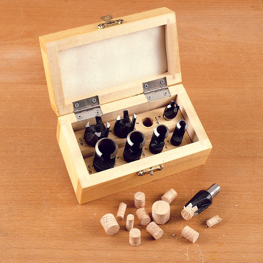 Deluxe Plug Cutter Kit - 8 Piece alt 0