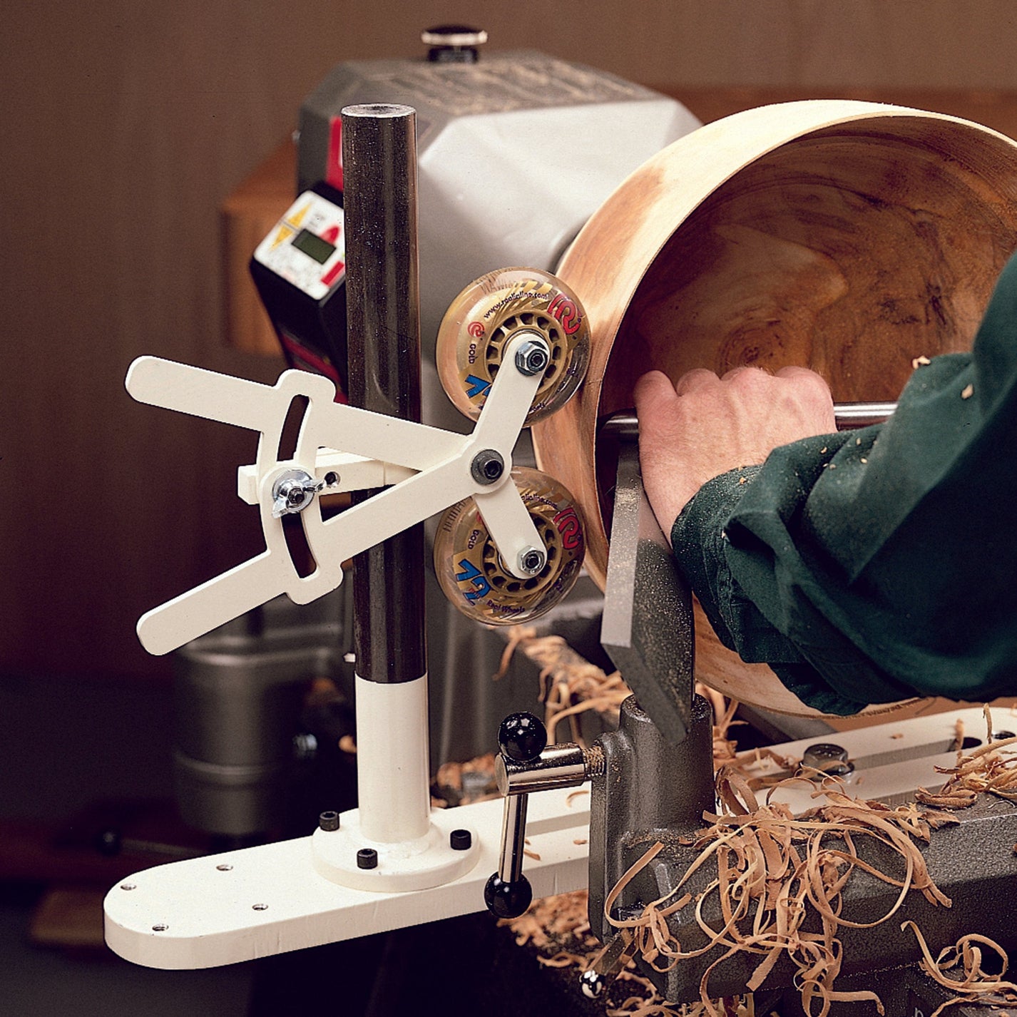 Oneway Bowl Steady, w/Clamp Block for Nova 3000 | Woodcraft