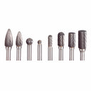 Solid Carbide Carving Burr Set - 1/8" Shank - 8 Piece alt 0