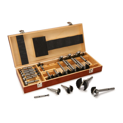 Forstner Bit Set - High-Carbon Steel - Imperial - 24 Piece alt 0