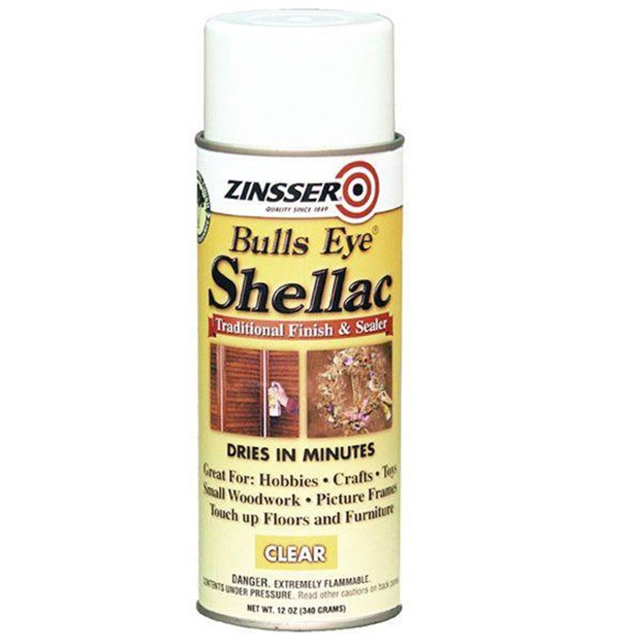 Zinsser Bulls Eye Clear Shellac, Quart , (304H) Woodcraft
