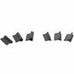 Large Contour Sanding Pads - 6 Piece alt 0