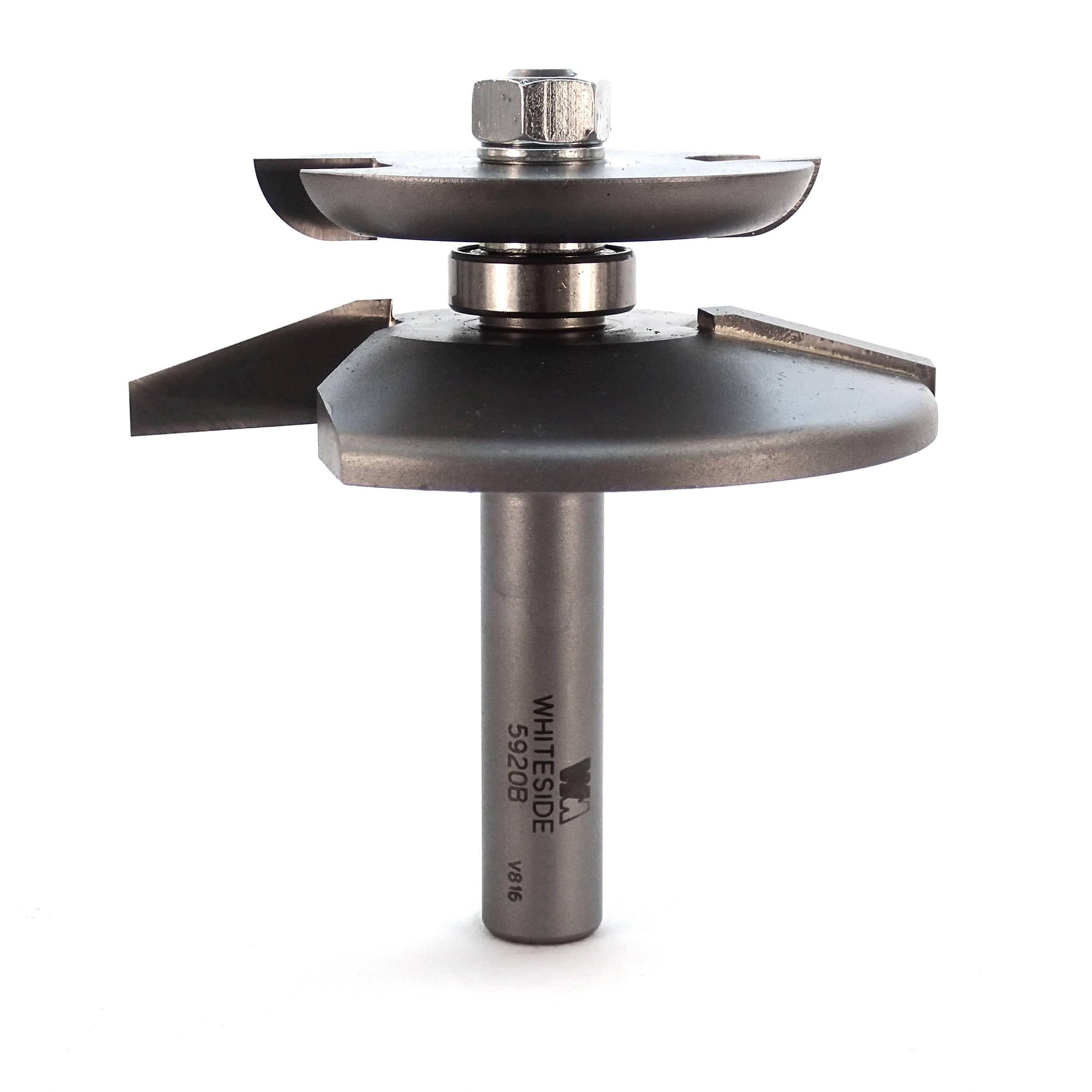 Whiteside 5920B Raised Panel Router Bit 3-1/4 Back Cutter, Straight ...