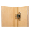 Compact 1/2" Edge Mount Cabinet Hinge - 1/2" Overlay - 1 Pair
