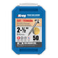 KREG#8X2-1/2"CS WH SCREWS (50) alt 2
