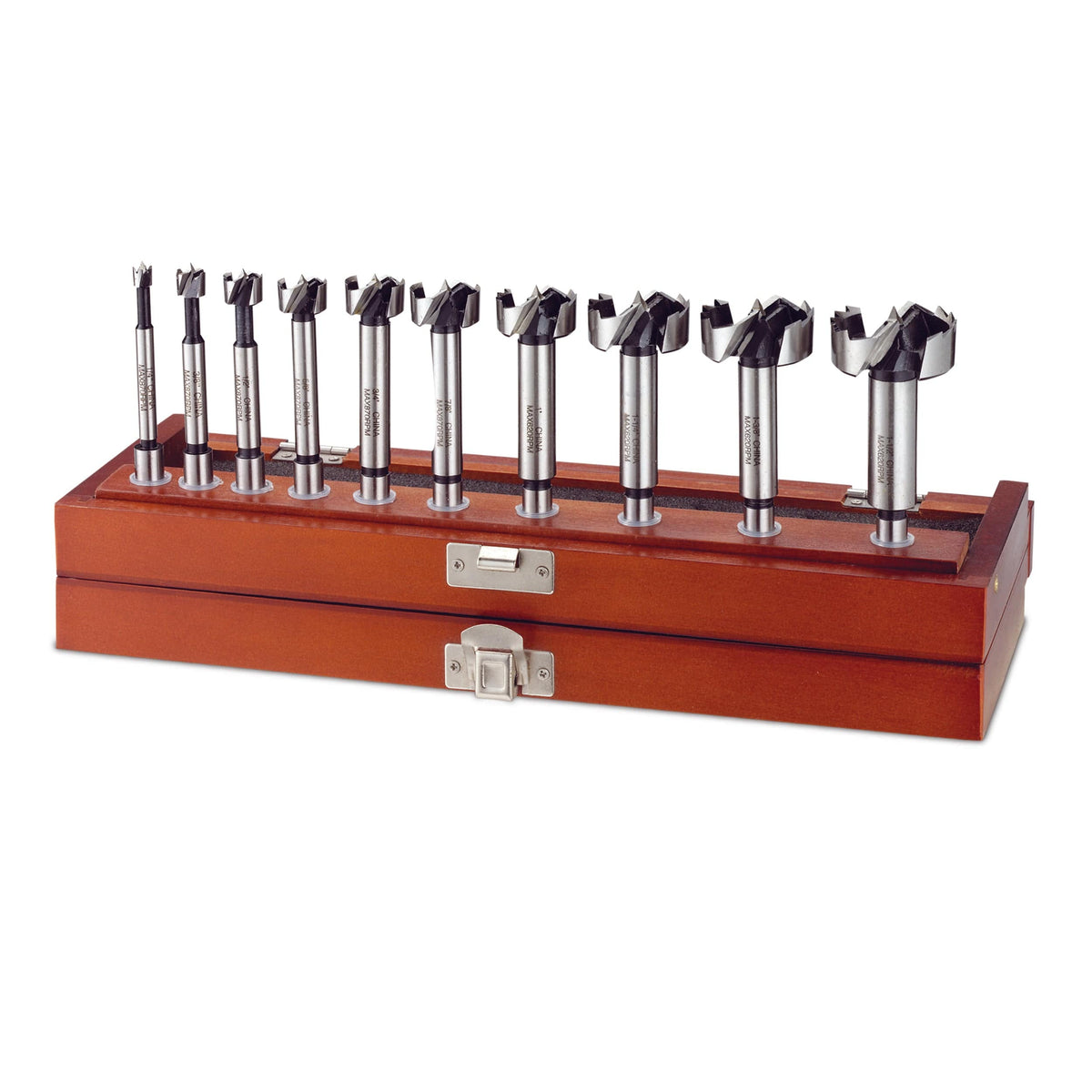 WoodRiver Forstner Bit Set – High-Carbon Steel – 10 Pc | Woodcraft