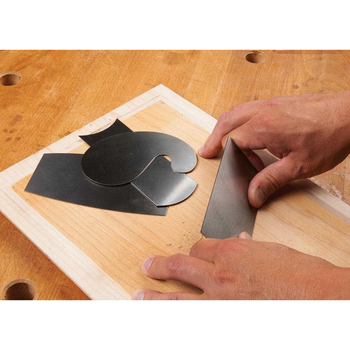 Lynx Curved Cabinet Scraper Set 4 Piece | Woodcraft