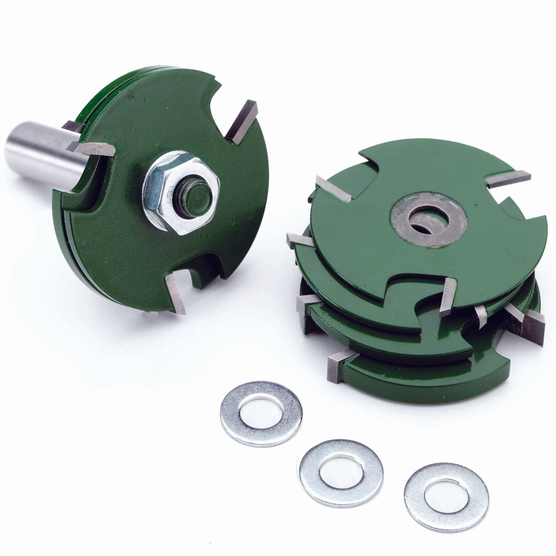 WoodRiver 1/2" Arbor Three Wing Slotting Cutter Router Bit Set Woodcraft