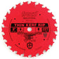 LU87R008 Red Perma Shield Circular Saw Blade 8" x 5/8" Bore x 22 Tooth ATB alt 0