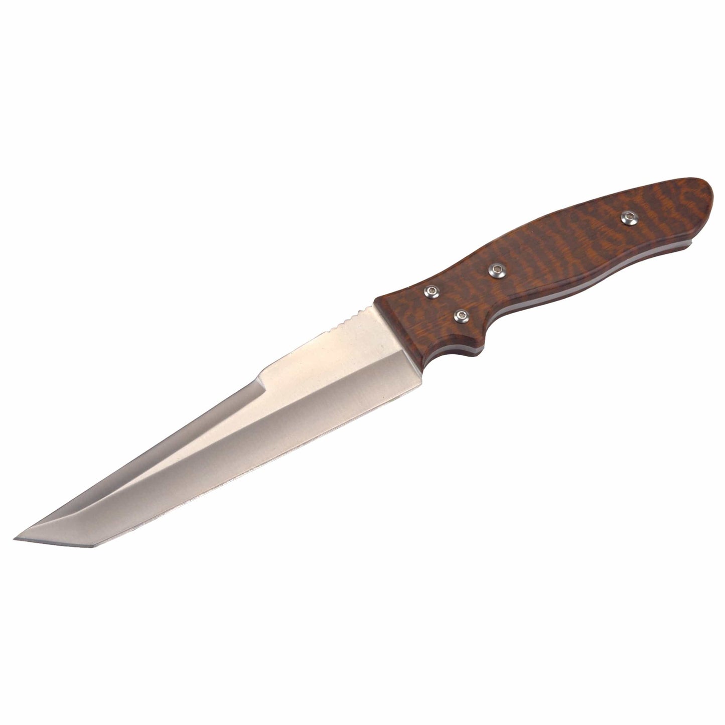 Fixed Blade Tanto Point Knife for Hunting and Fishing - 11-1/2" - Unfinished Kit alt 0