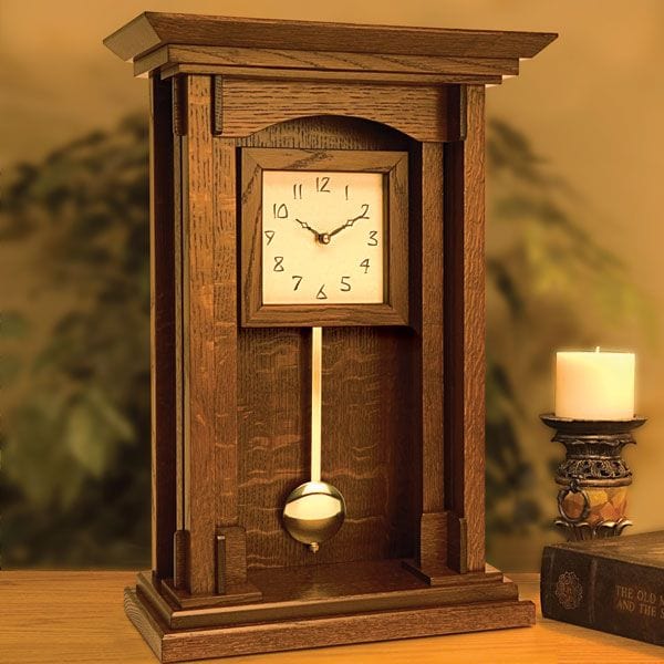 Arts and Crafts Pendulum Clock - Downloadable Plan alt 0
