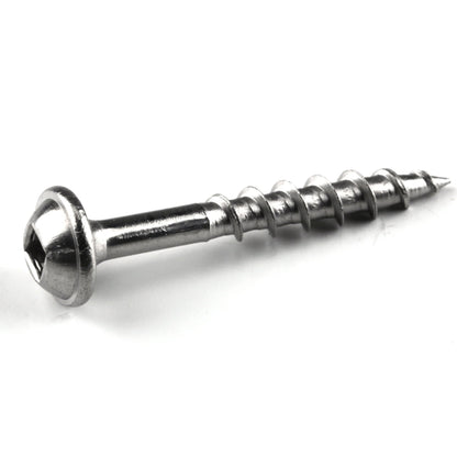 8 x 1-1/4 Crs WH SS Screw 100 alt 0