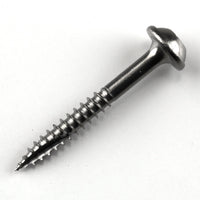 Pocket Hole Screw - #7 x 1-1/4" Fine - Stainless - 100 Piece alt 0