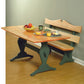 Woodworking Project Paper Plan to Build Trestle Table and Benches alt 0