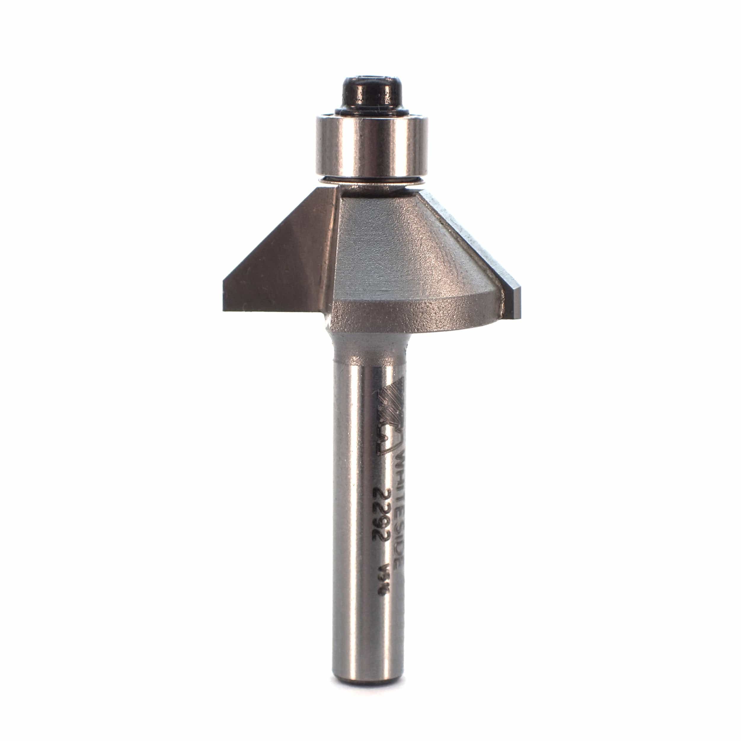 Craftsman Chamfer Router Bit Whiteside 2292 45° Chamfer Router Bit - 1/4 Shank | Woodcraft