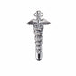 Medical pen clip chrome 7mm alt 0