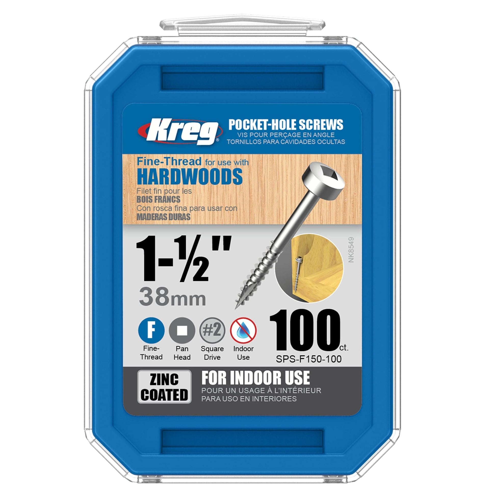 Kreg Pan Hd Screw 1.5in 100pc alt 2