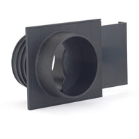 4" Quick-Connect to Threaded ABS Blast Gate Fitting alt 0