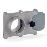 2-1/2" Aluminum Blast Gate Dust Collection Fitting alt 5