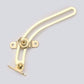 Curved Left Hand Friction Lid Support with Screws alt 0