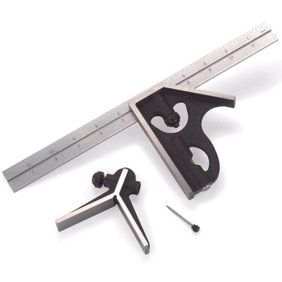 12" Combination Square Set - Imperial - 3 Piece alt 0