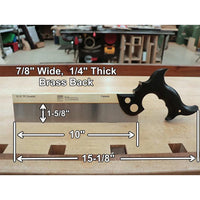 Black Resin Dovetail Hand Saw - Regular Size